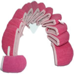 Microfiber towel gloves for children